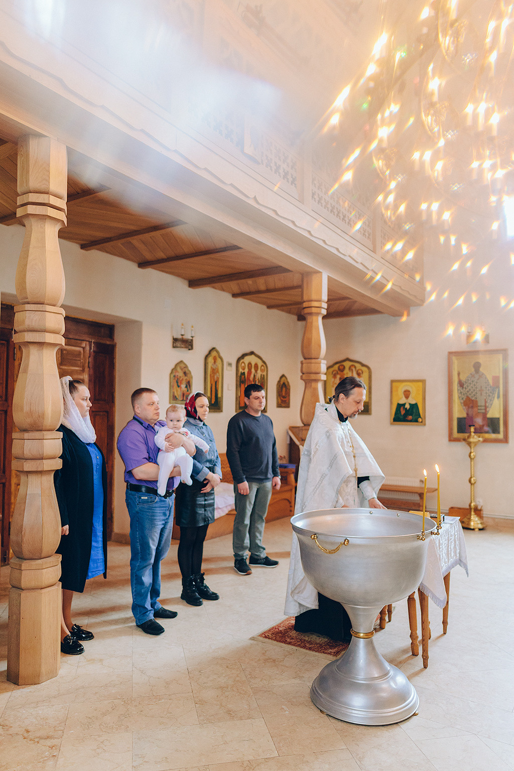 Крестины малышки Ирины. Фотограф на венчание, крещение