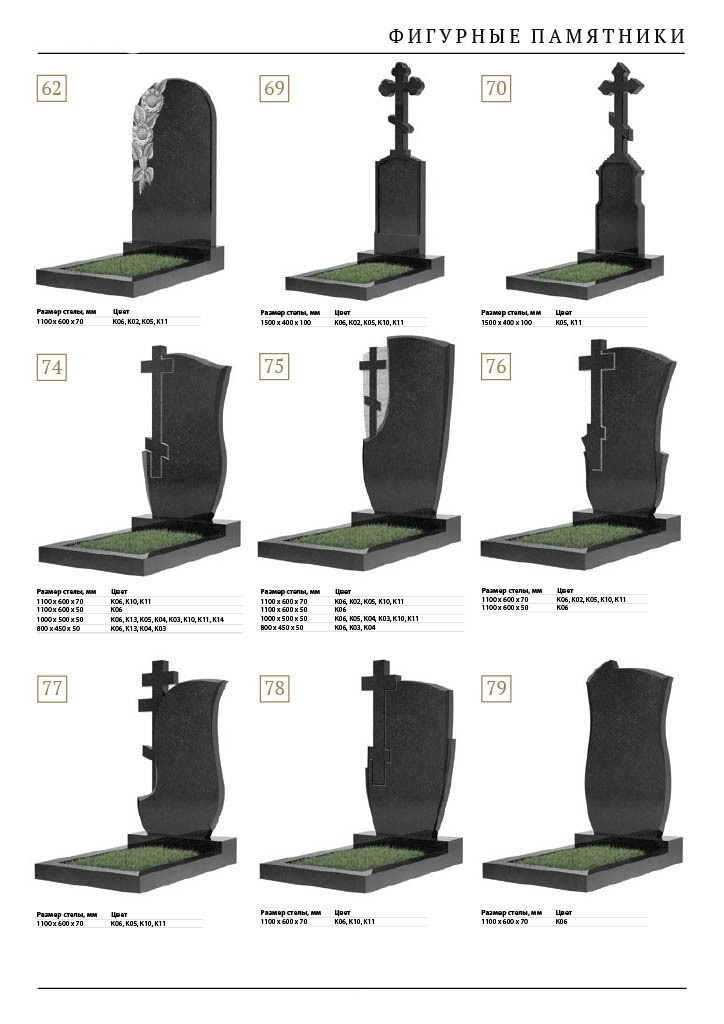 Изделия из камня. ГРАНИТ26 Ритуальные услуги Железногорск. Благоустройство могил, продажа памятников