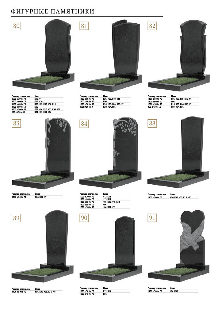 Изделия из камня. ГРАНИТ26 Ритуальные услуги Железногорск. Благоустройство могил, продажа памятников