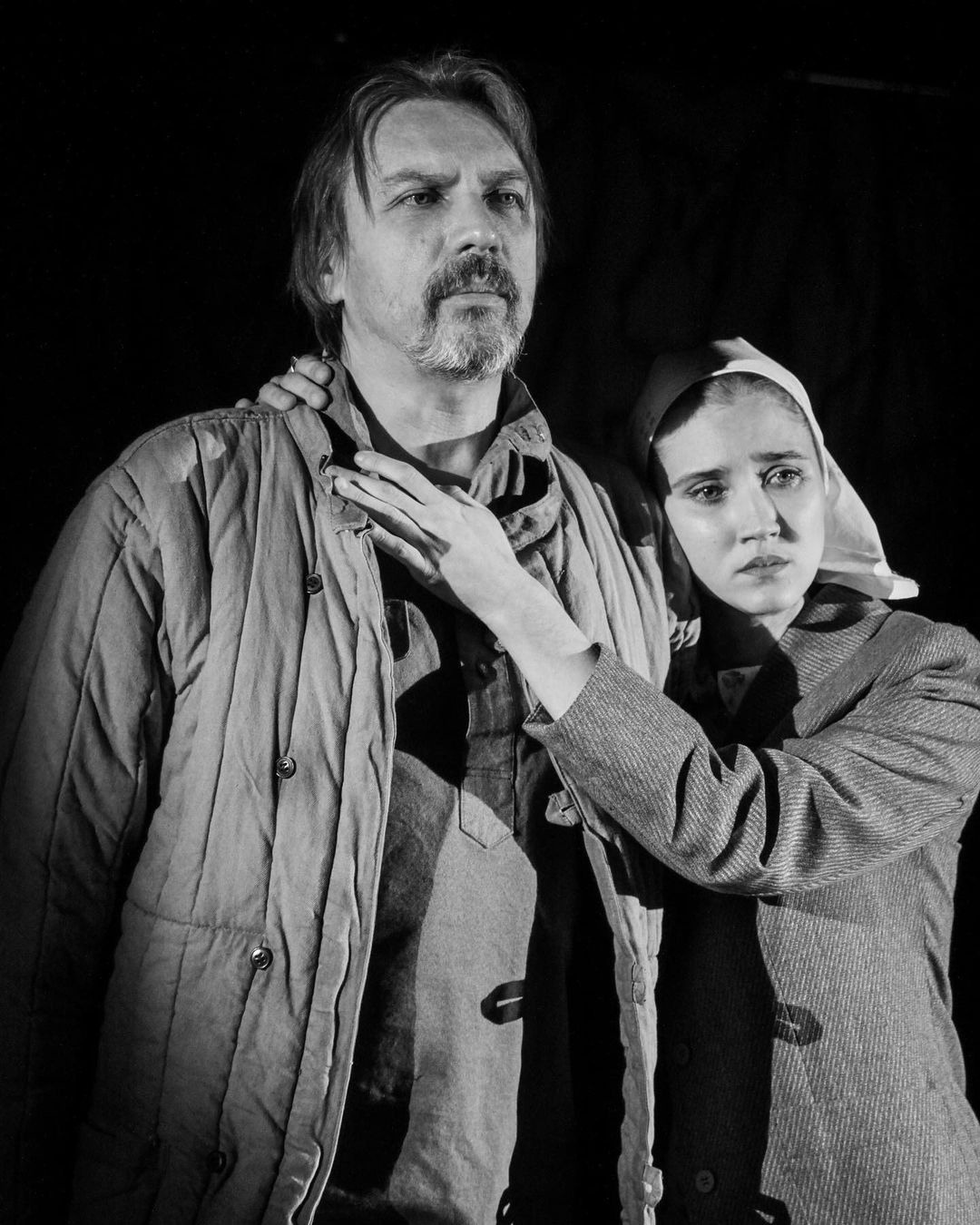 Репетиция спектакля «Судьба человека». Театр имени Б. И. Равенских