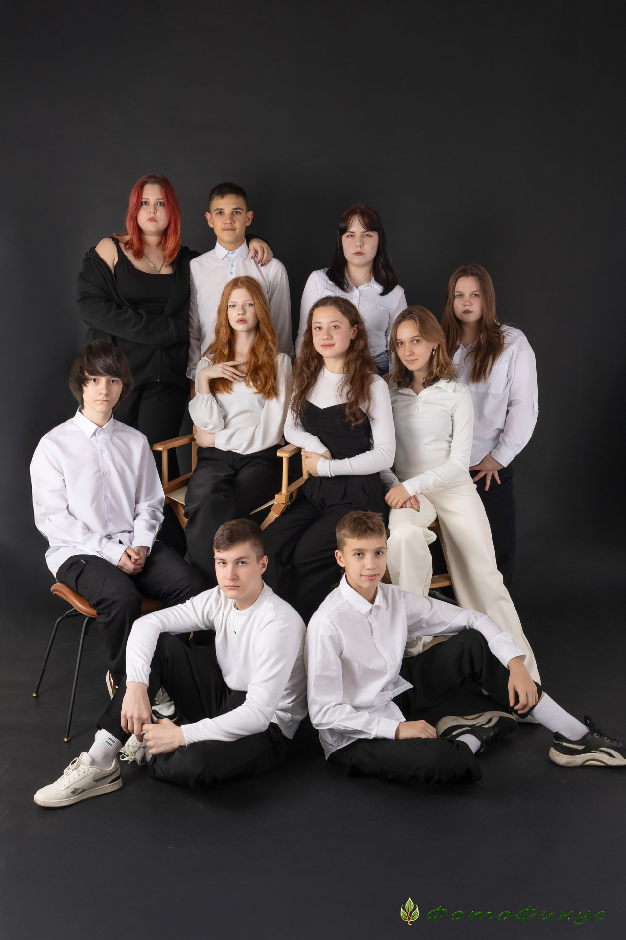 Старшеклассники. Студия. Фотографы Евгений и Екатерина. Фотофикус. Тюмень