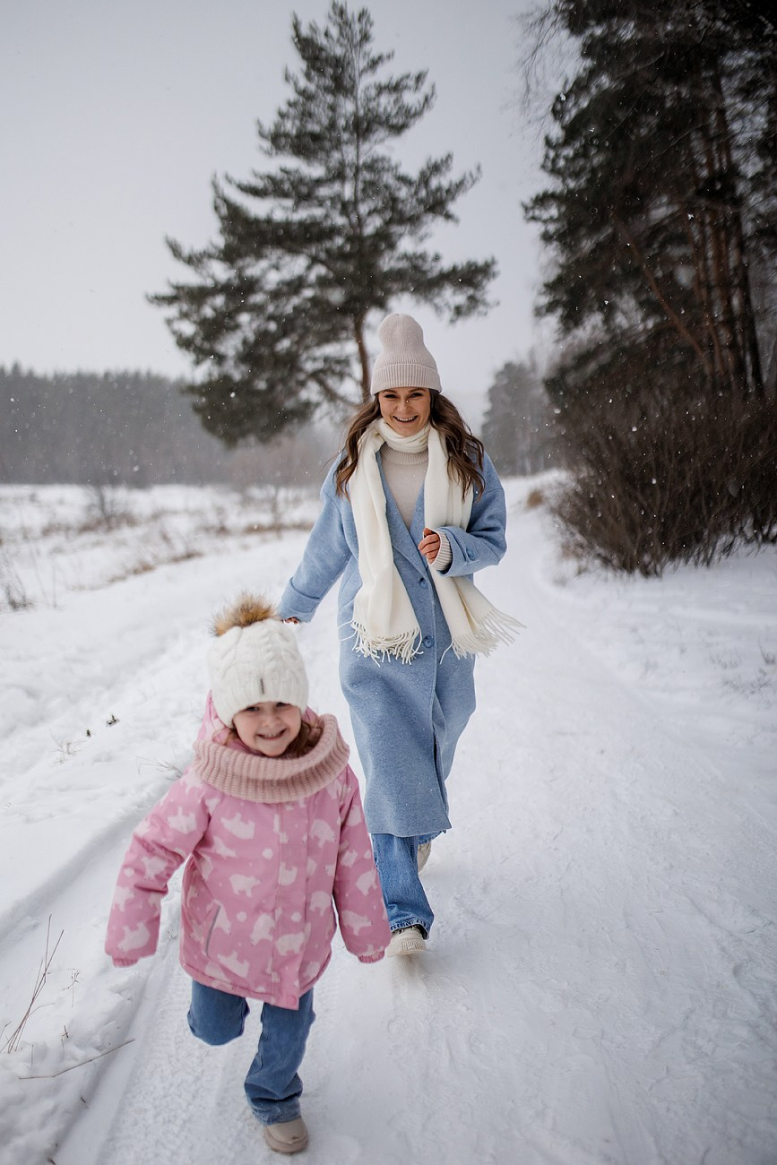 Зимняя Прогулка. Свадебный и семейный фотограф Москва Екатерина Верижникова