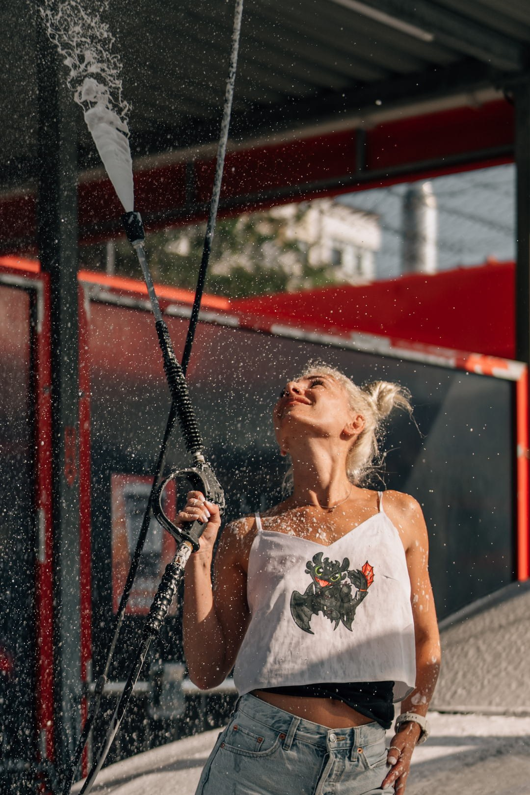 Фотосессия в Геленджике: На автомойке — фотограф Жанна Шестопалова