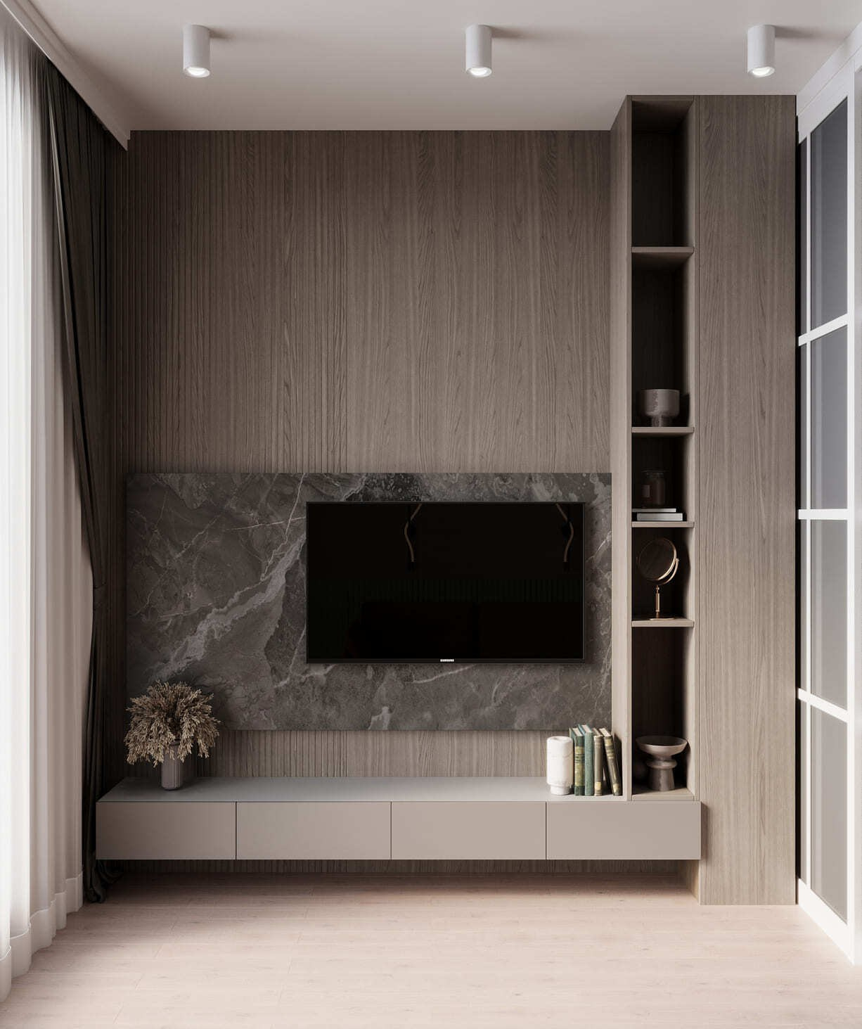 LOOK HOUSE. Modern Muf студия дизайна интерьера