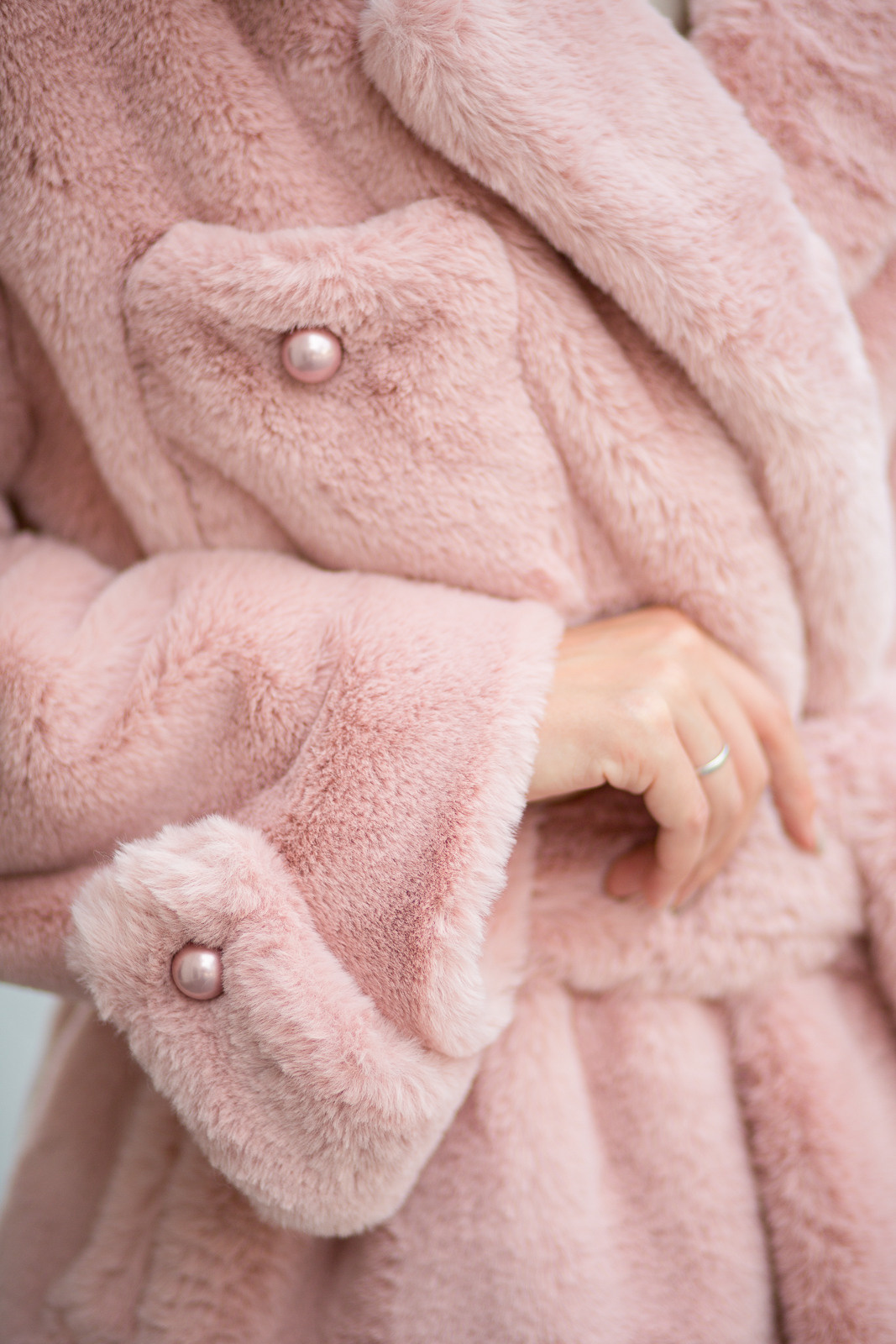 шуба сфотографирована крупным планом 