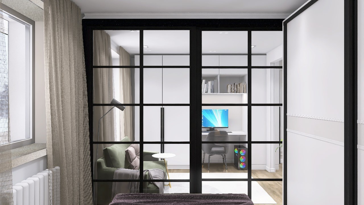 Линейная, 45. Площадь 33 кв. м. Дизайнер интерьера в Новосибирске_Елена Сергеева