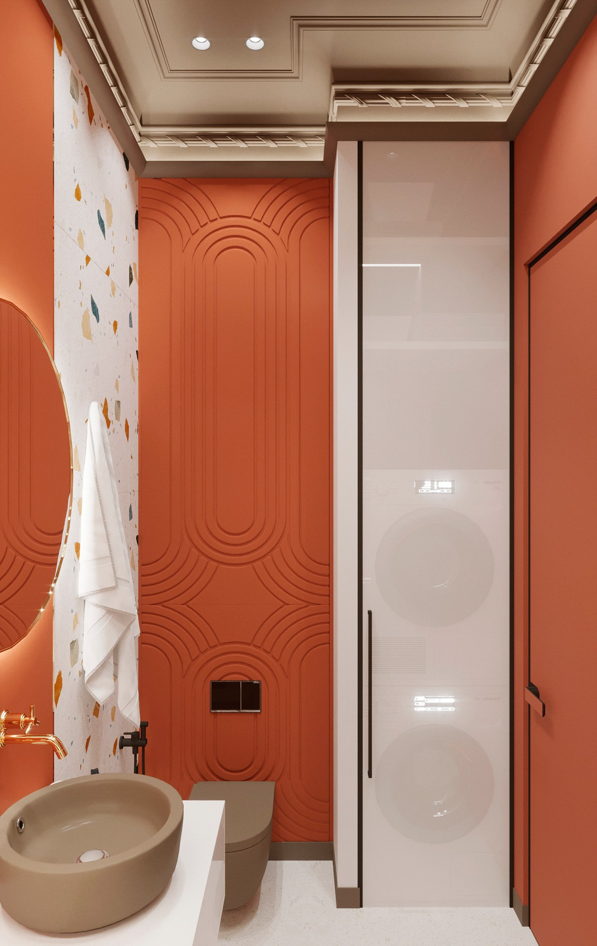 Маленькая студия для девушки в Химках. 2019 год. Дизайнер интерьера Троилова Арина