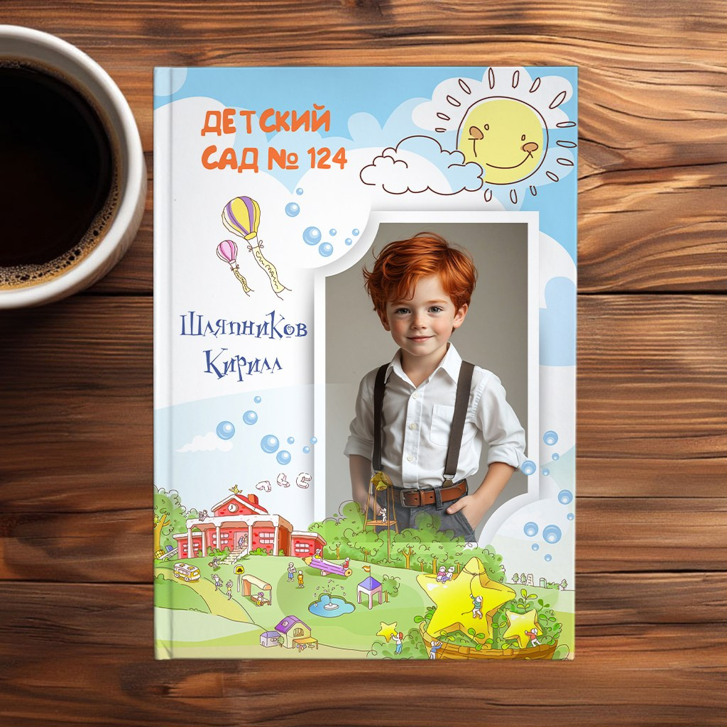 medlori fotobook Выпускной альбом для детского сада "Мир детства", группа Радуга, фотограф Медведева Лариса Липецк