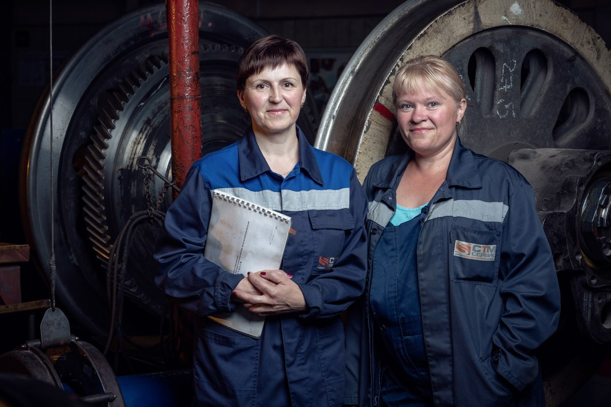 Ярославское локомотивное депо. Портретные фотографы в Москве — Анна и Алексей Бородины