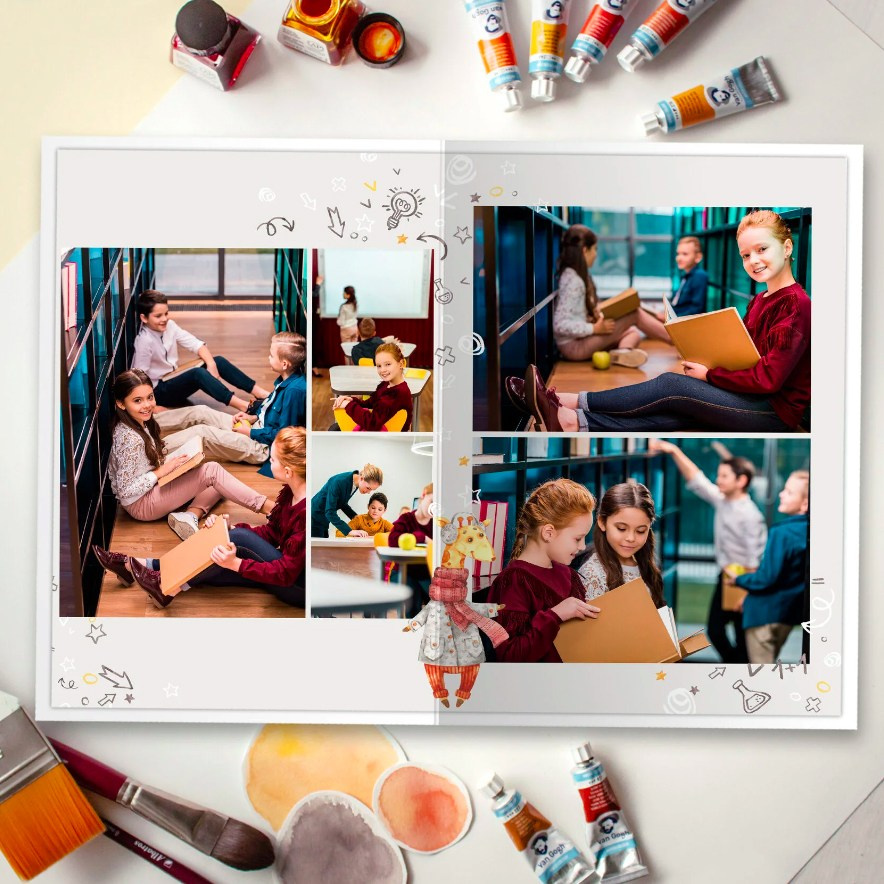 Дизайн для первоклассника «Жирафики». Первенцева Елена. Школьный фотограф в Москве и МО