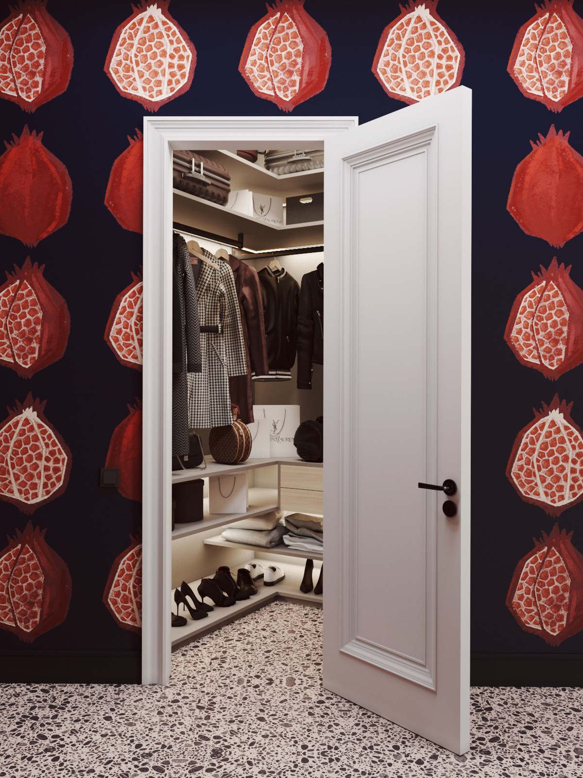 «Японские мотивы» 107кв.м. Дизайнер интерьеров Olala interior design