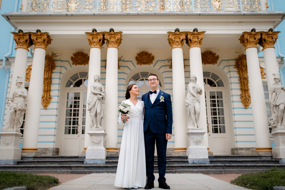 Свадьба. Екатерининский парк в Пушкине.