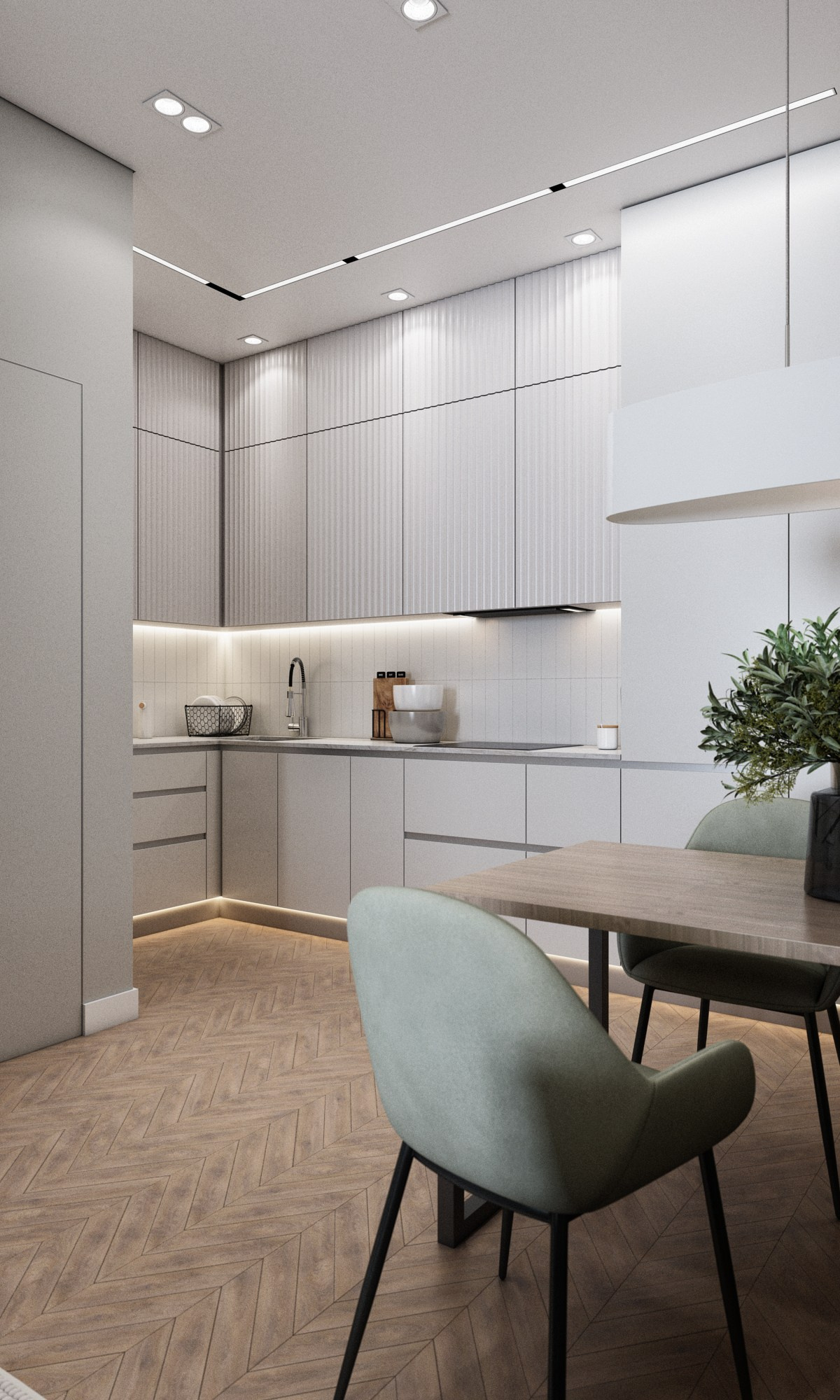 Стильная квартира ЖК Садовый квартал г. Владивосток. Дизайн-проекты жилых и общественных пространств во Владивостоке