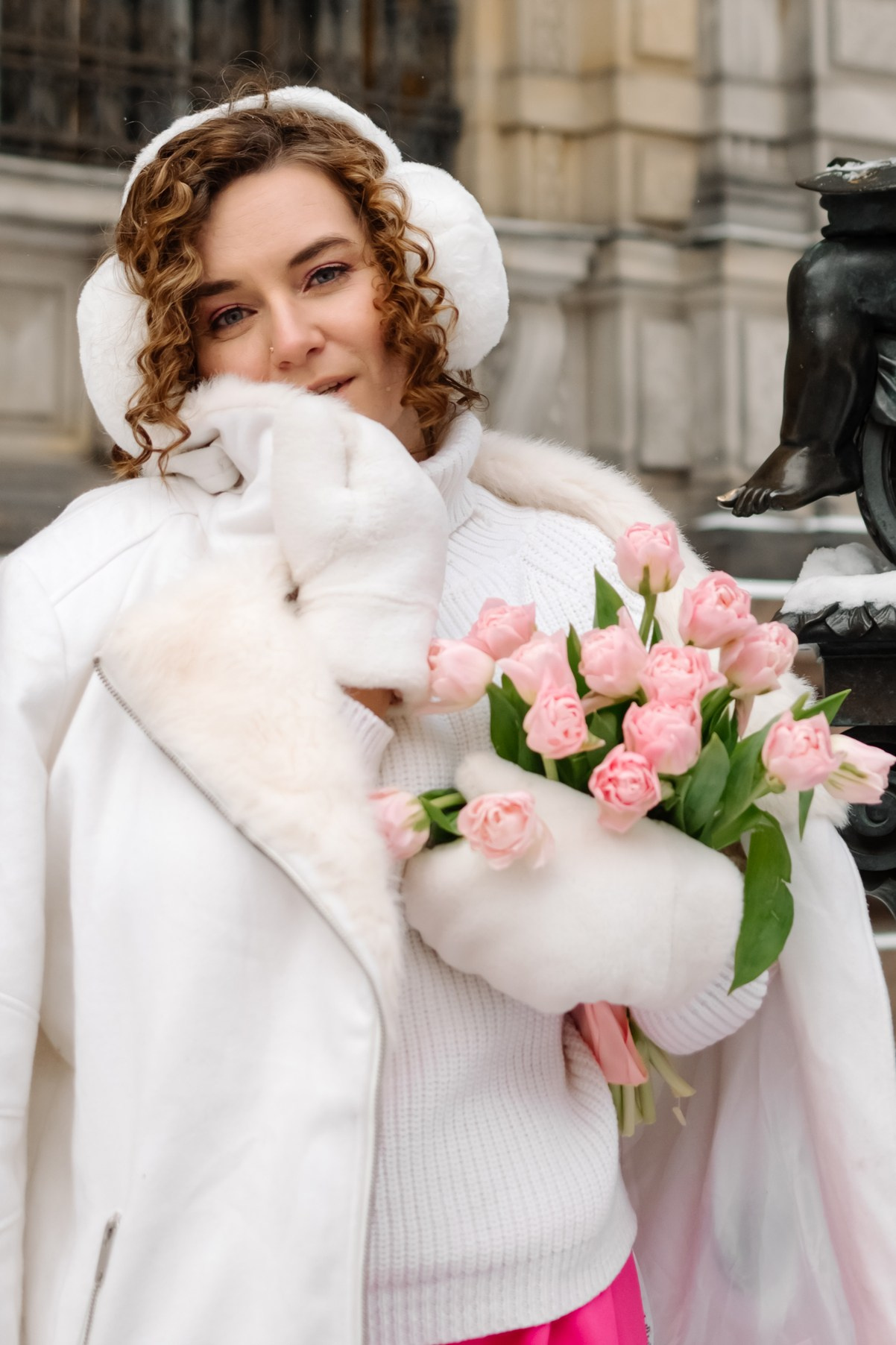 Юля с тюльпанами. Свадебный и сеейный фотограф в Санкт-Петербурге Елена Худякова