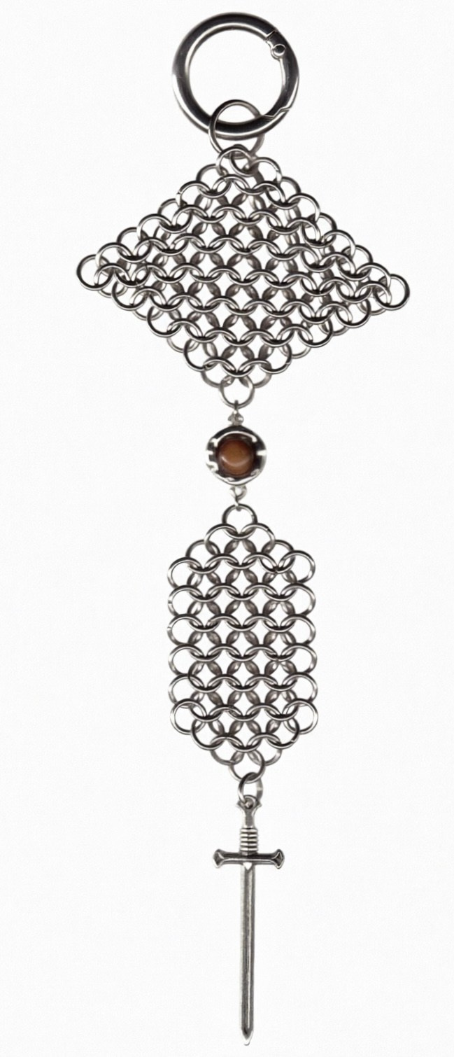 Обвесы на сумку из кольчуги. Украшения из кольчуги в Москве Соня Спросонья