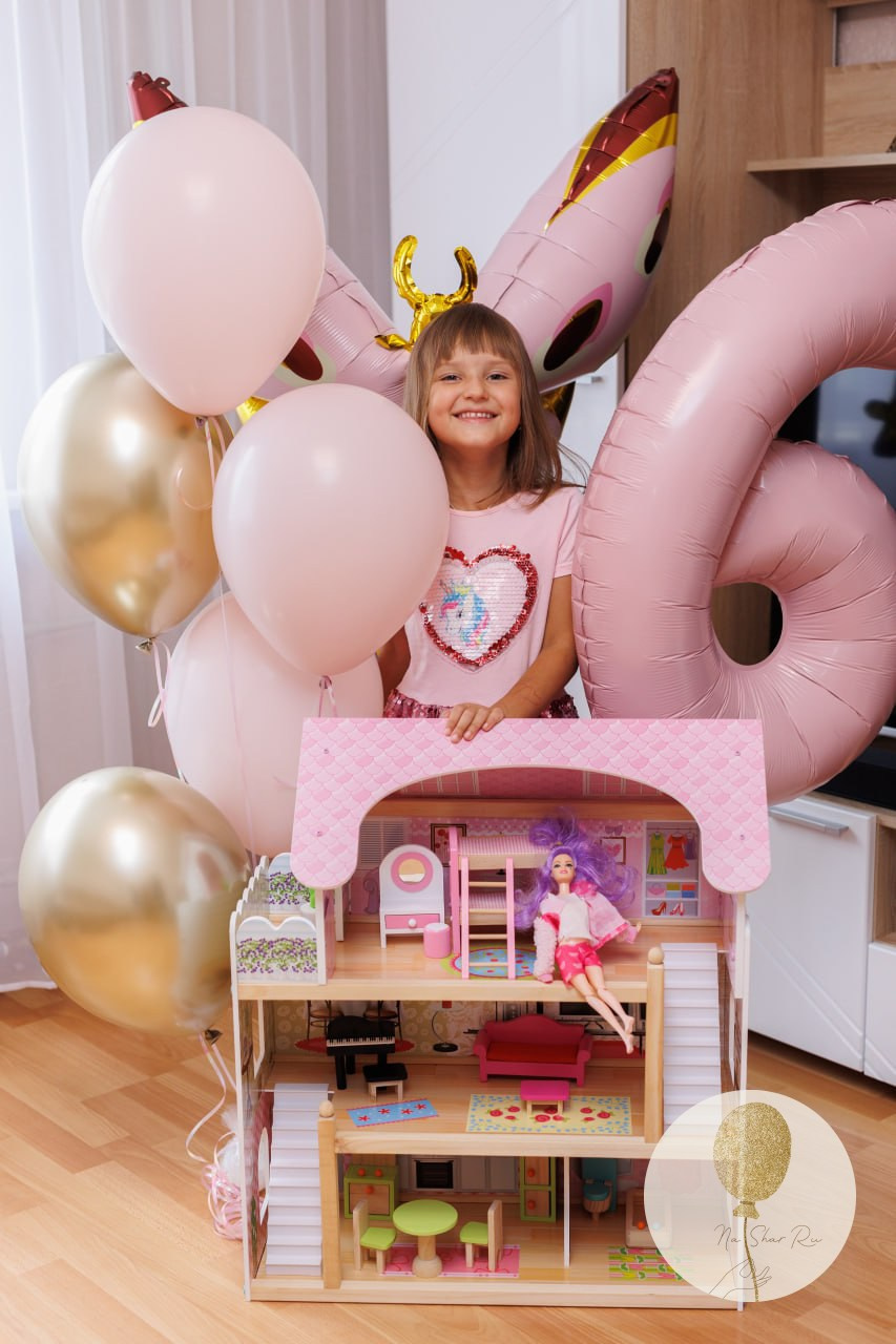 Шары для ребенка (девочка). Воздушные шары с гелием в Донецке