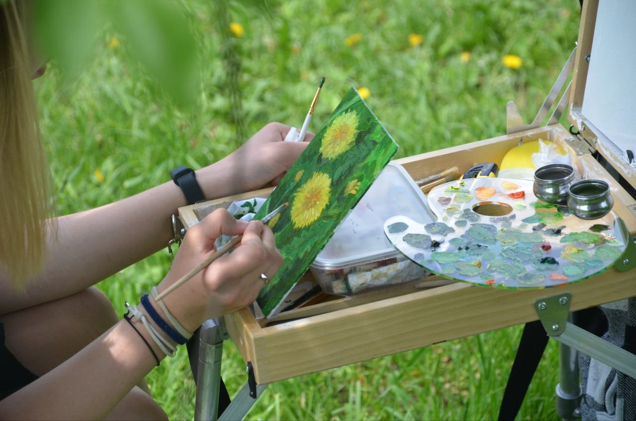 Занятия для художников на улице. Изостудия «Мы рисуем!» ♥ Южное Бутово, Москва