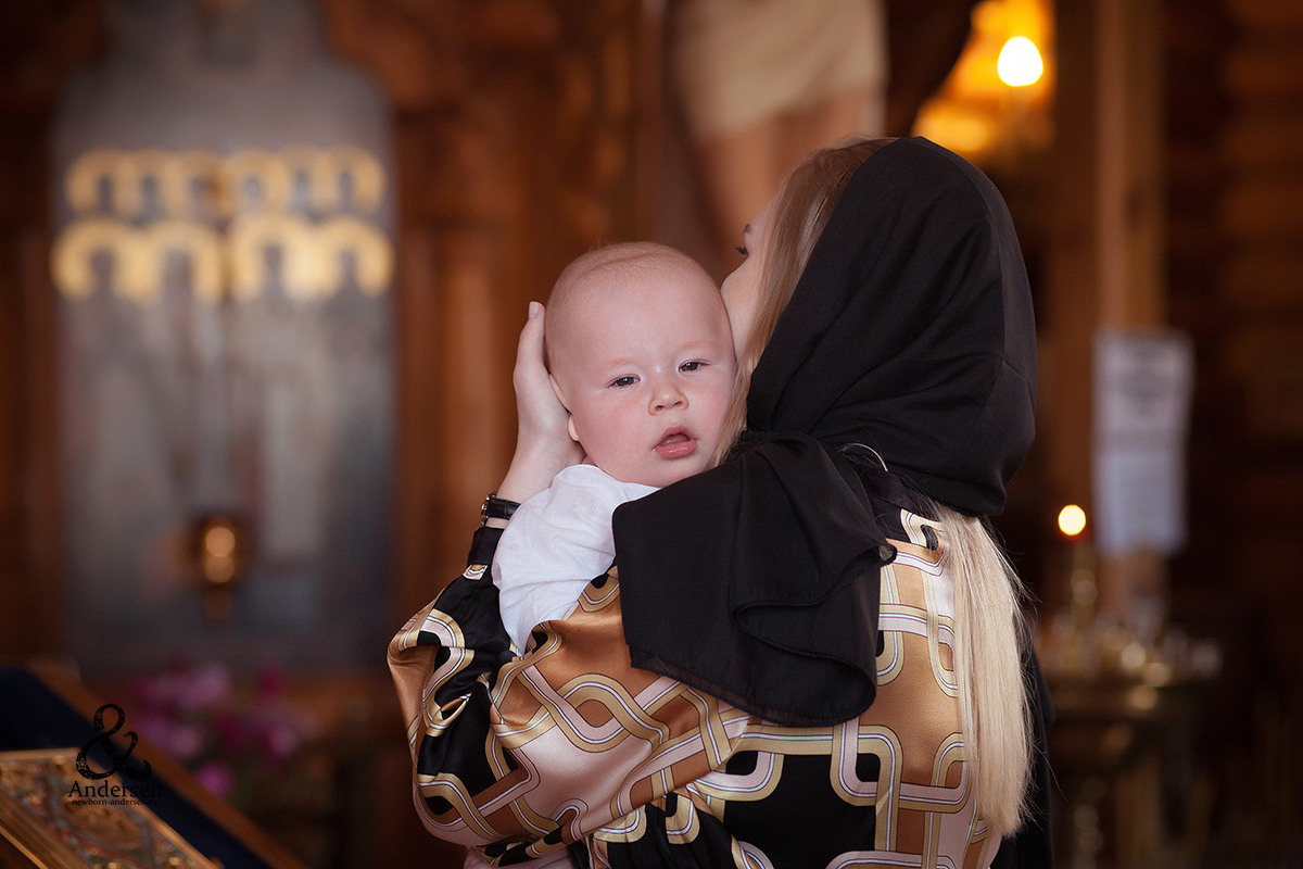 Таинство Крещения. Фотограф новорожденных в Самаре Марья Андерсен