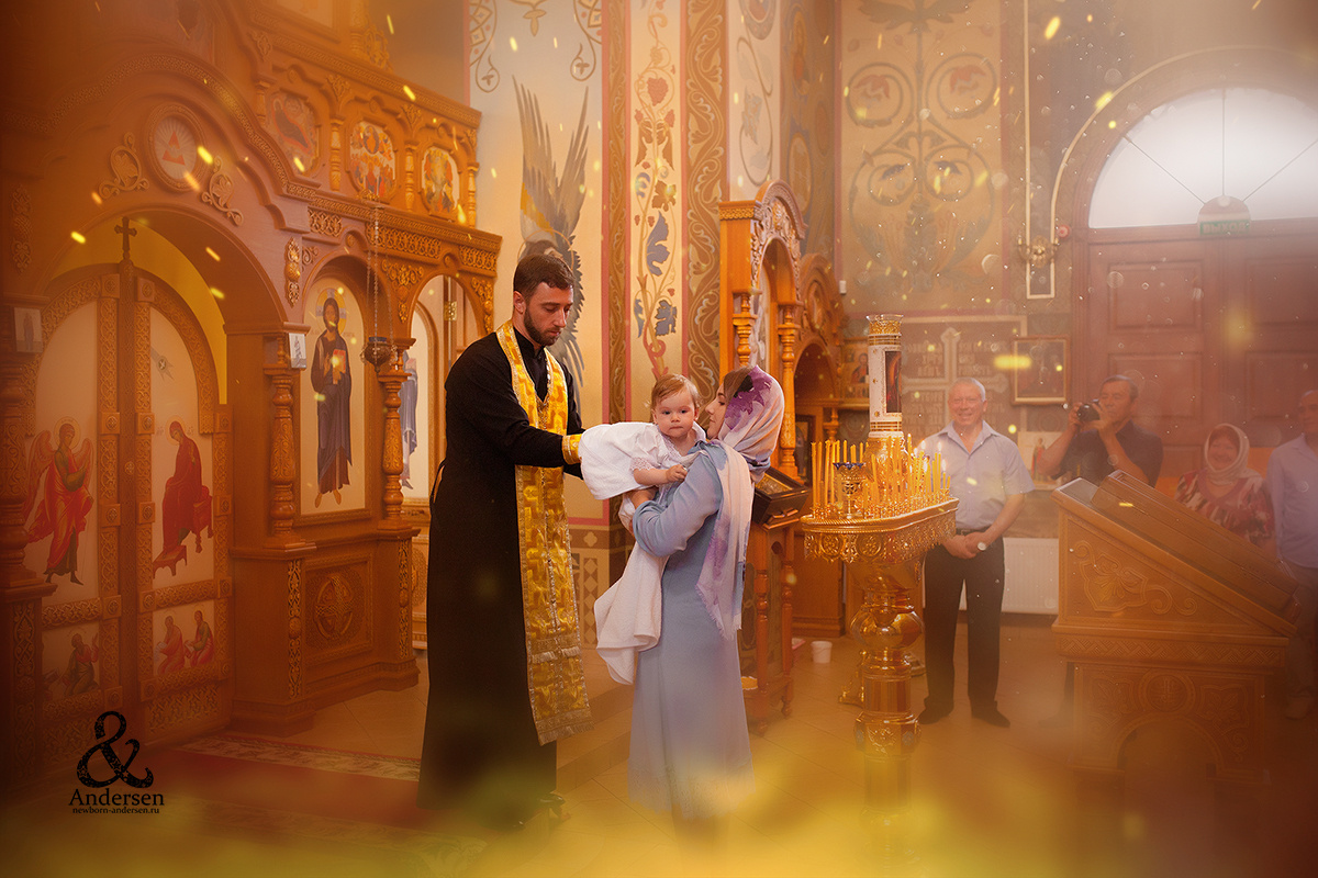 Таинство Крещения. Фотограф новорожденных в Самаре Марья Андерсен
