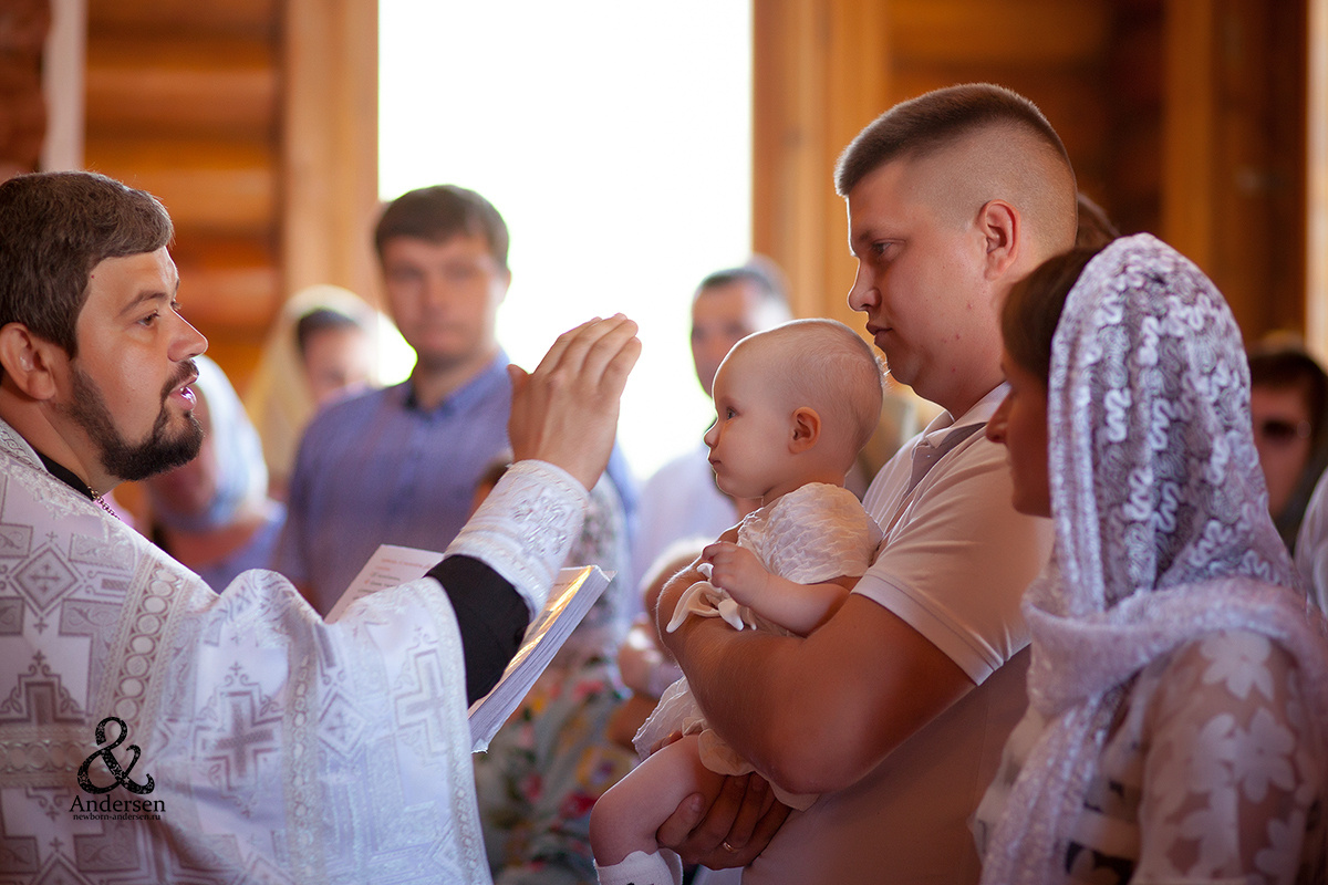 Таинство Крещения. Фотограф новорожденных в Самаре Марья Андерсен