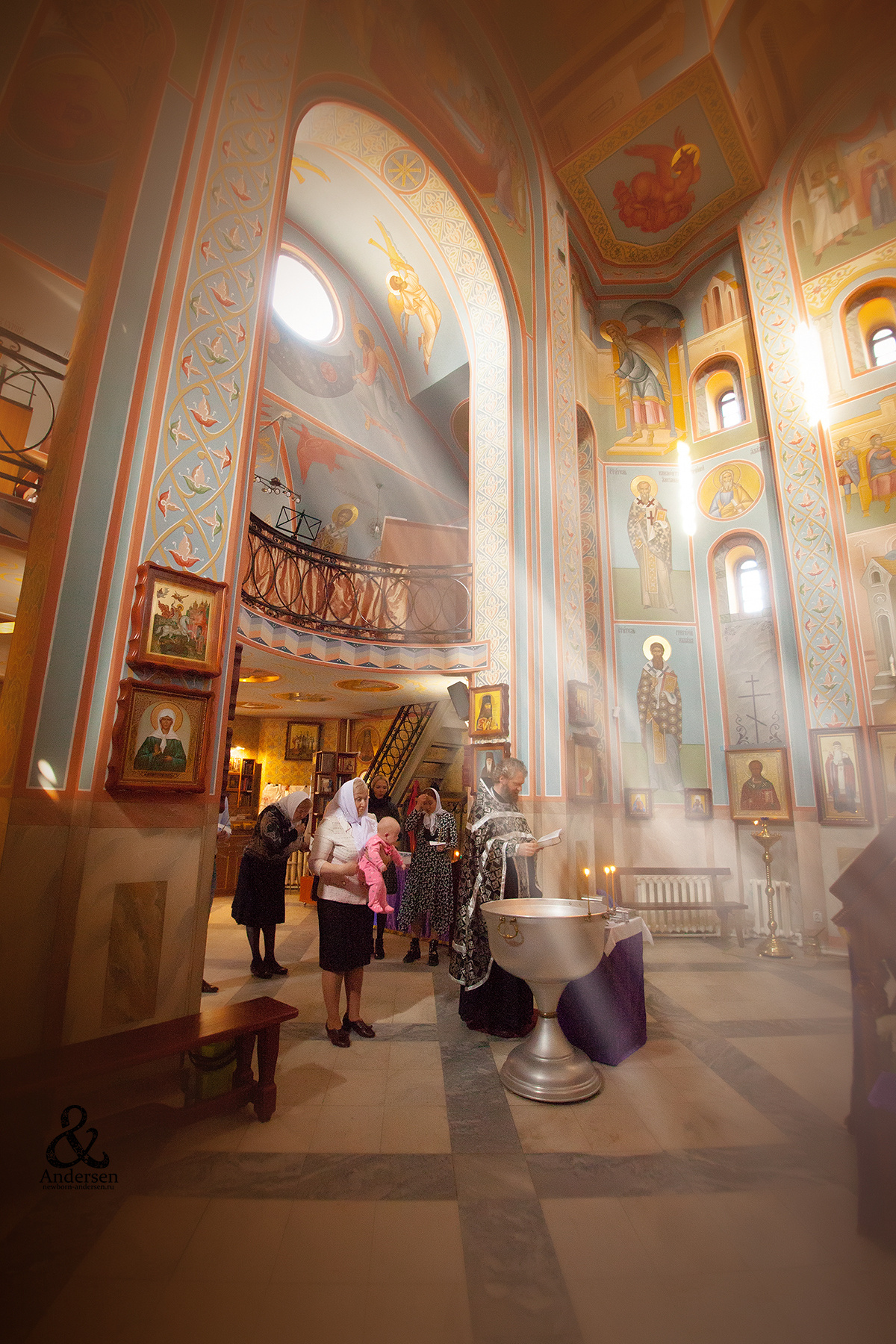 Таинство Крещения. Фотограф новорожденных в Самаре Марья Андерсен