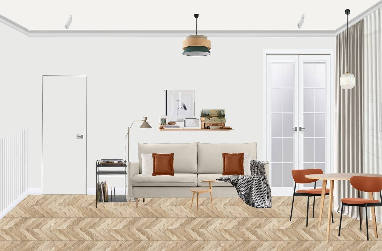 Светлая квартира в панельном доме. Дизайнер интерьера в Москве Ирина Собыленская