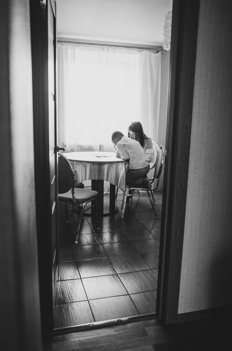 Домашняя съемка (большая семья). Семейный фотограф Тюмень