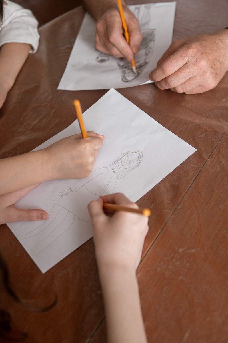 Домашняя съемка (большая семья). Семейный фотограф Тюмень