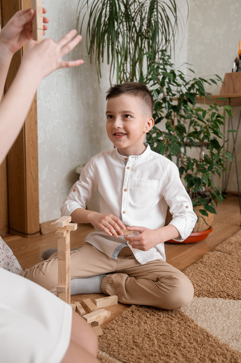 Домашняя съемка (большая семья). Семейный фотограф Тюмень