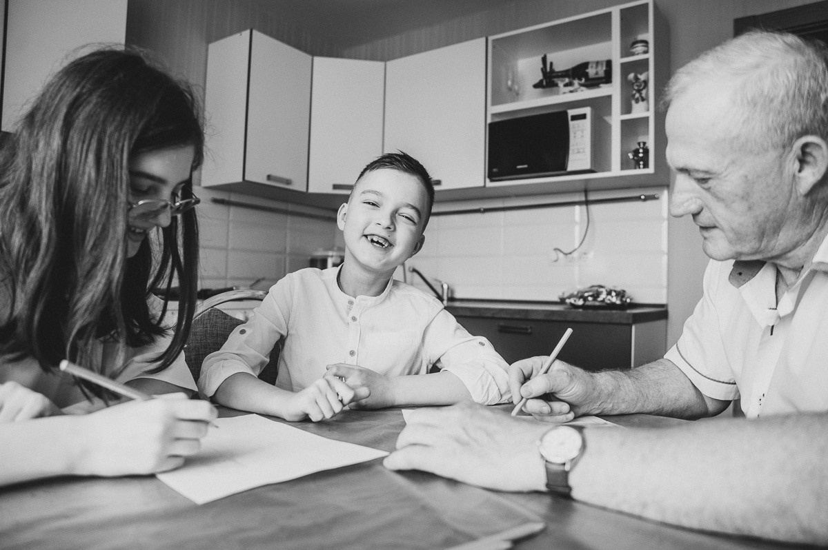 Домашняя съемка (большая семья). Семейный фотограф Тюмень