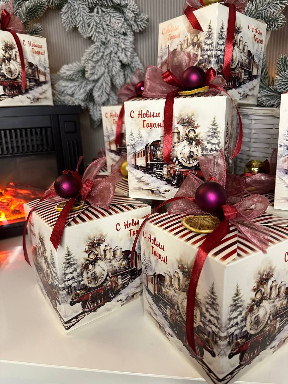 Новогодний презент учителю (2). Студия подарочных наборов «Владия»