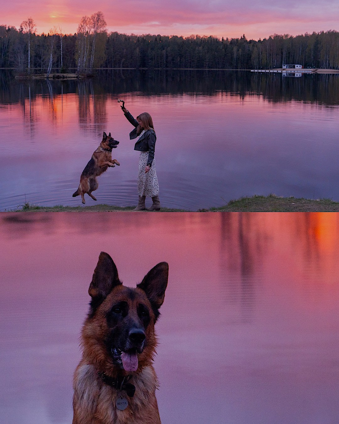 Евгения и Берта. Фотограф анималист в Москве и Санкт-Петербурге Свиридова Анна