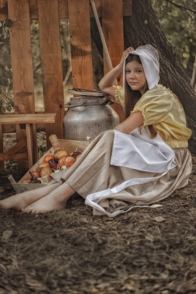 «Золушка, или жизнь в деревне». Семейный детский фотограф Краснодарский край Оксана Колос