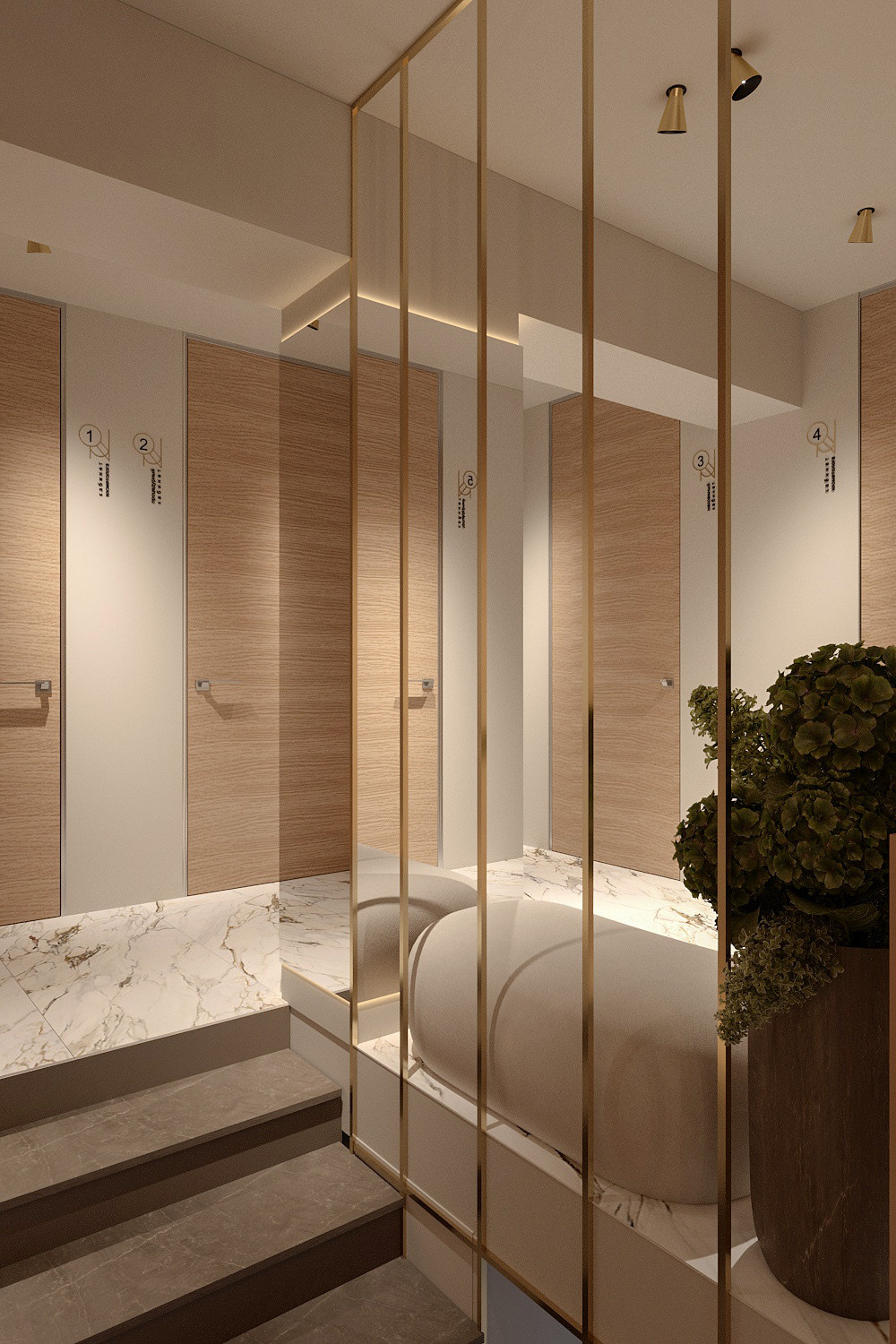 Косметология Момедовы. Архитектурно-дизайнерское бюро ROOMS