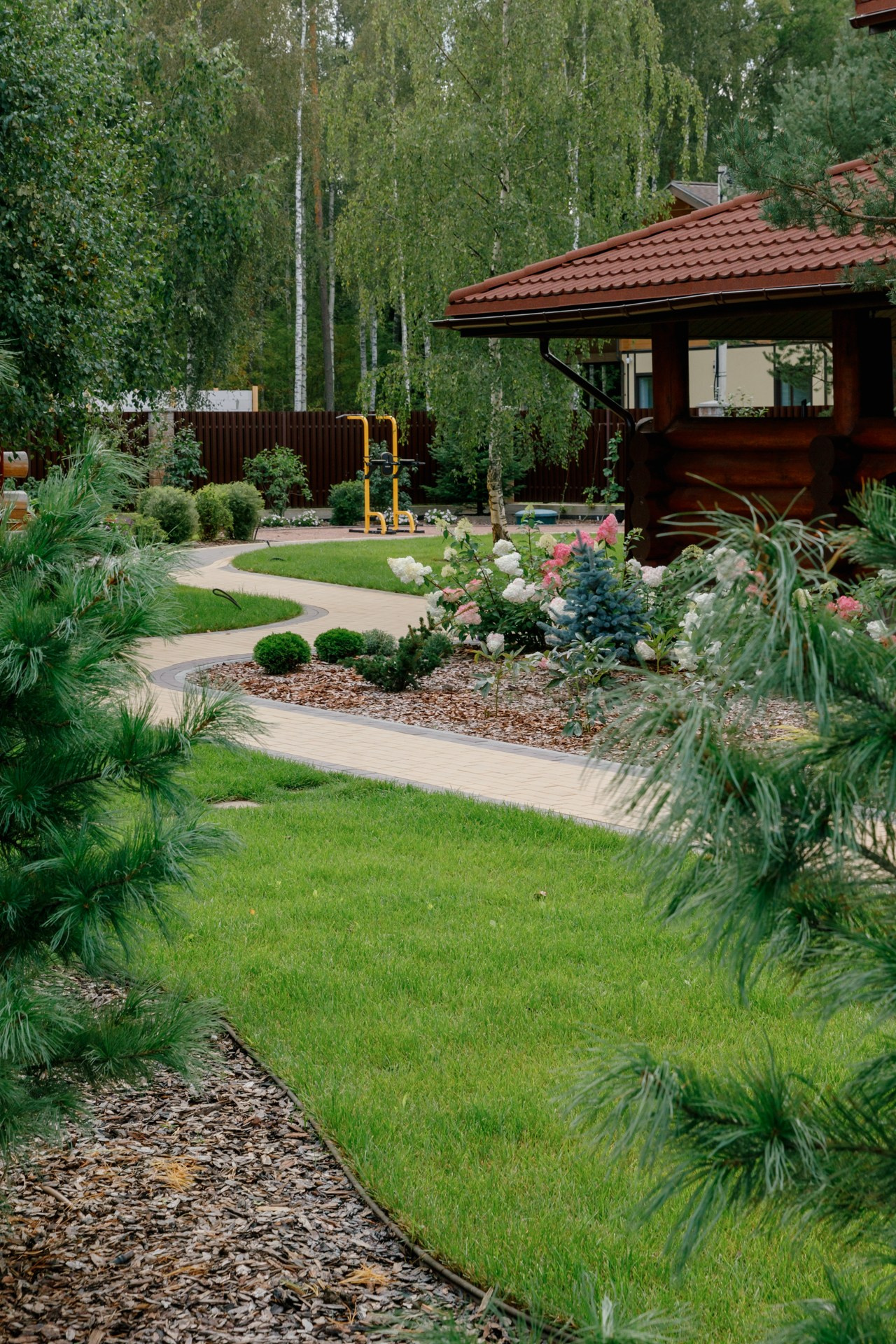 Загородный дом. Ландшафтный дизайн. Репортажный фотограф в Санкт-Петербурге Жолудев Владислав