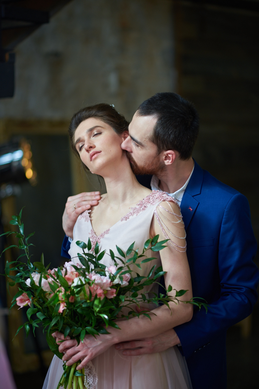 Свадебная фотосъемка в студии. Свадебный фотограф в Москве Станислав Донченко