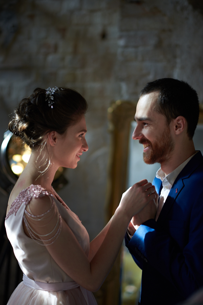 Свадебная фотосъемка в студии. Свадебный фотограф в Москве Станислав Донченко