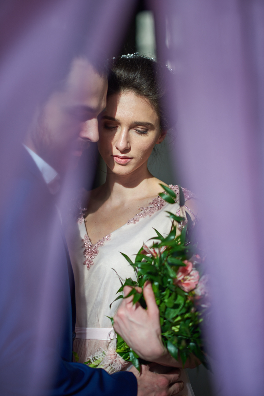 Свадебная фотосъемка в студии. Свадебный фотограф в Москве Станислав Донченко