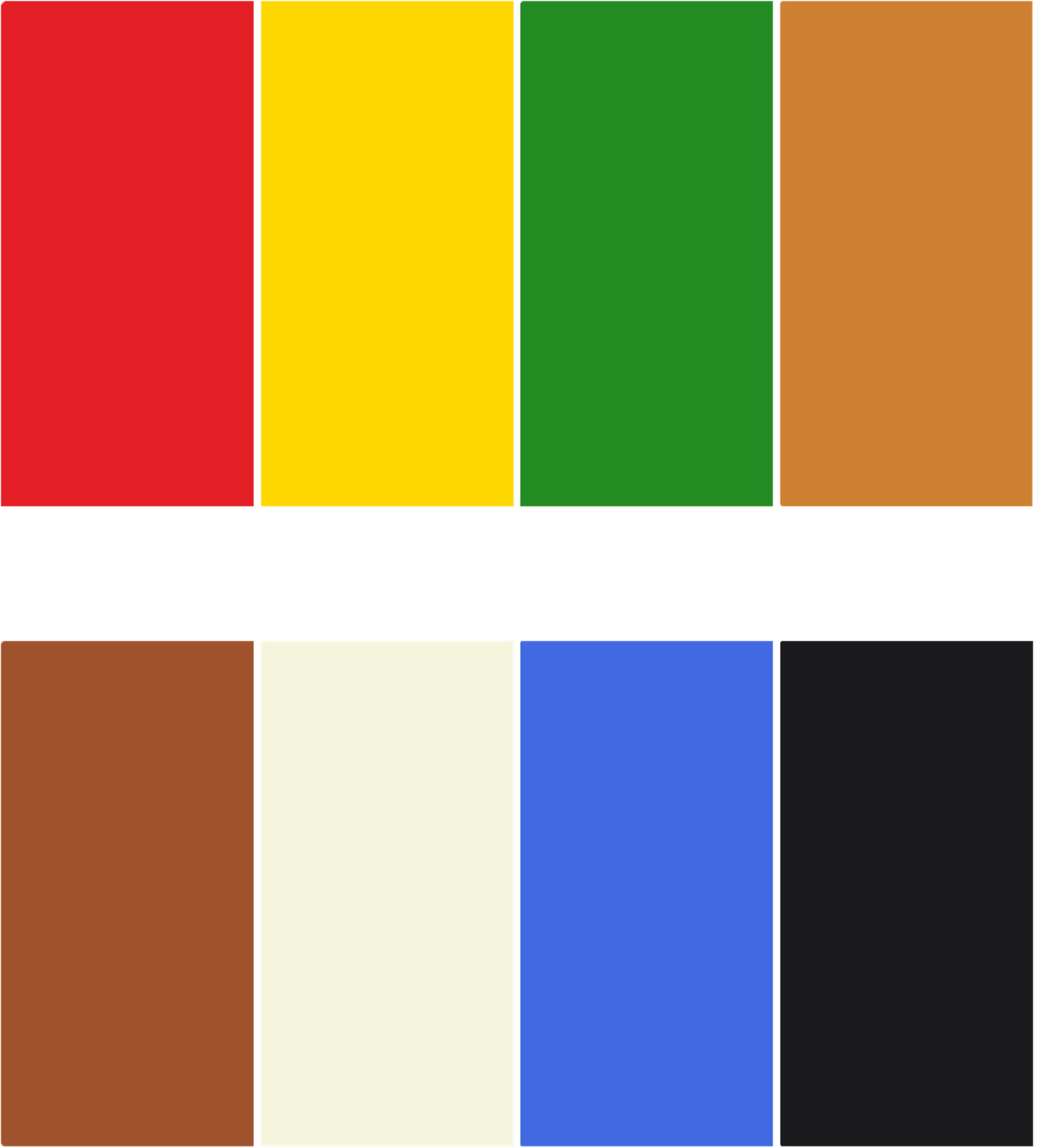 Цветовая палитра Тульские Ремесла