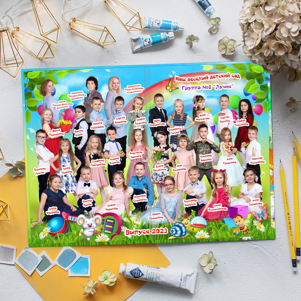 Выпускные альбомы в детский сад  2 разворота лайт заказать Иваново Ярославле Костроме Владимире. Выпускные альбомы в Иваново в детский сад и школу. Александр и Светлана Янкины