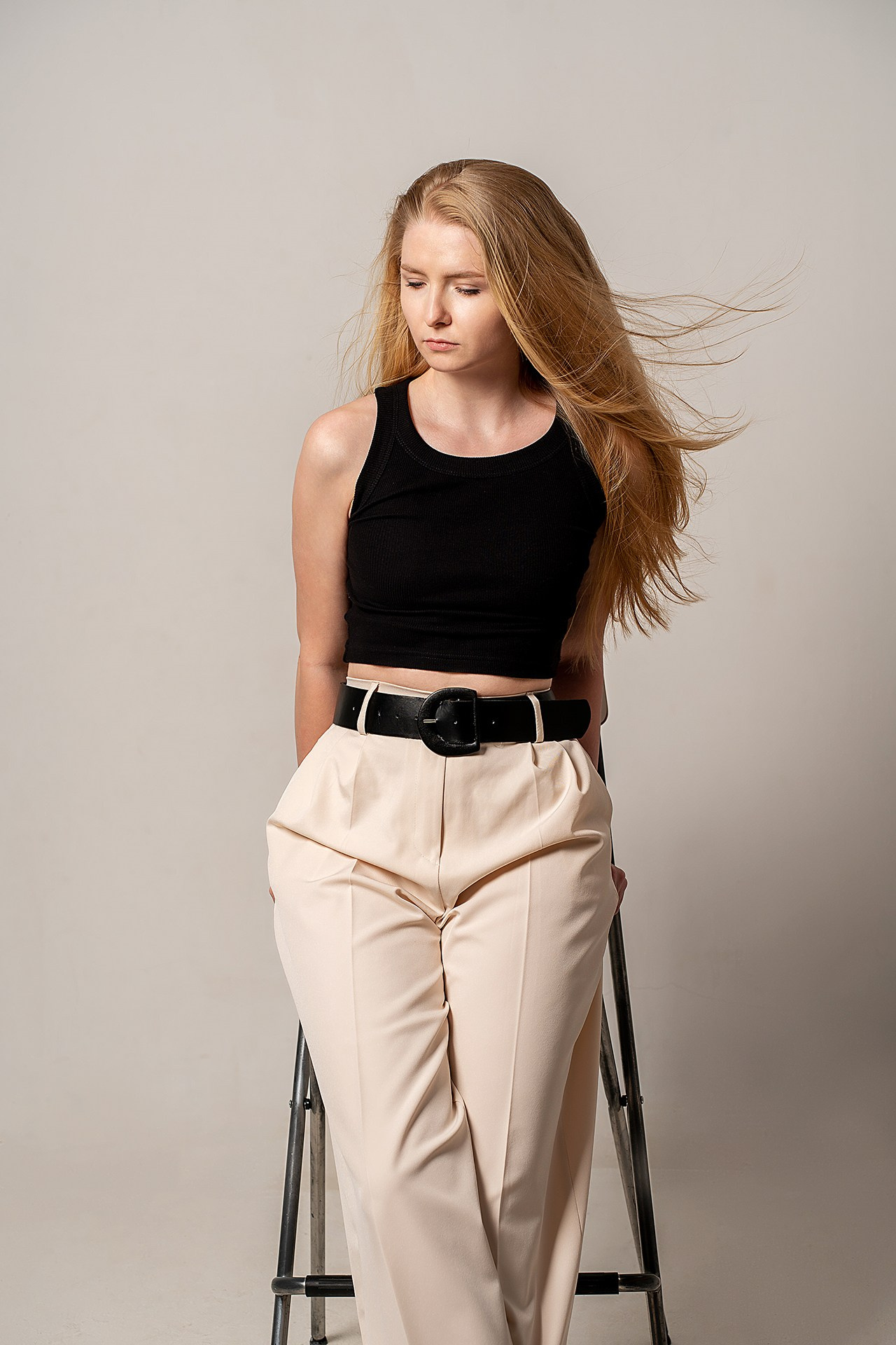 Женская фотосессия в студии