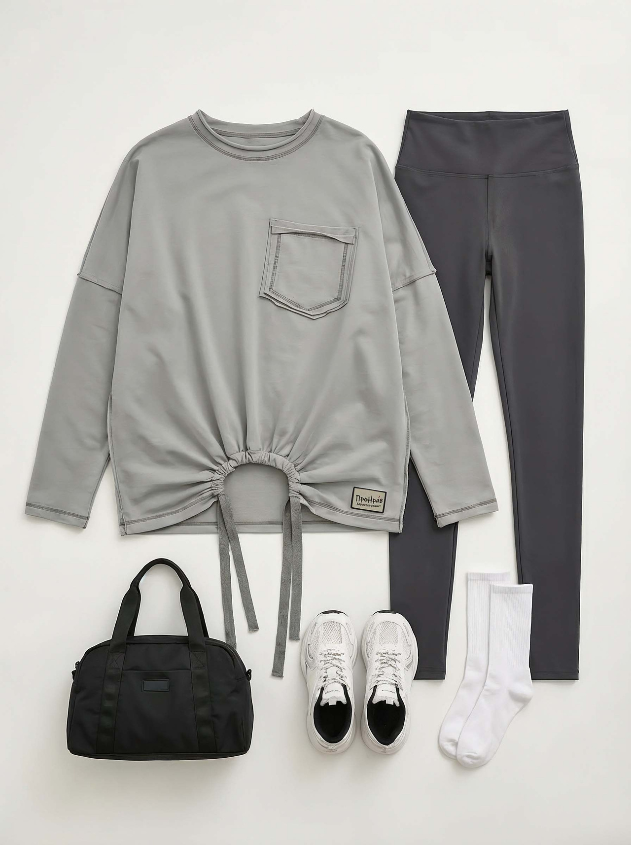 Flat lay с нейросетями