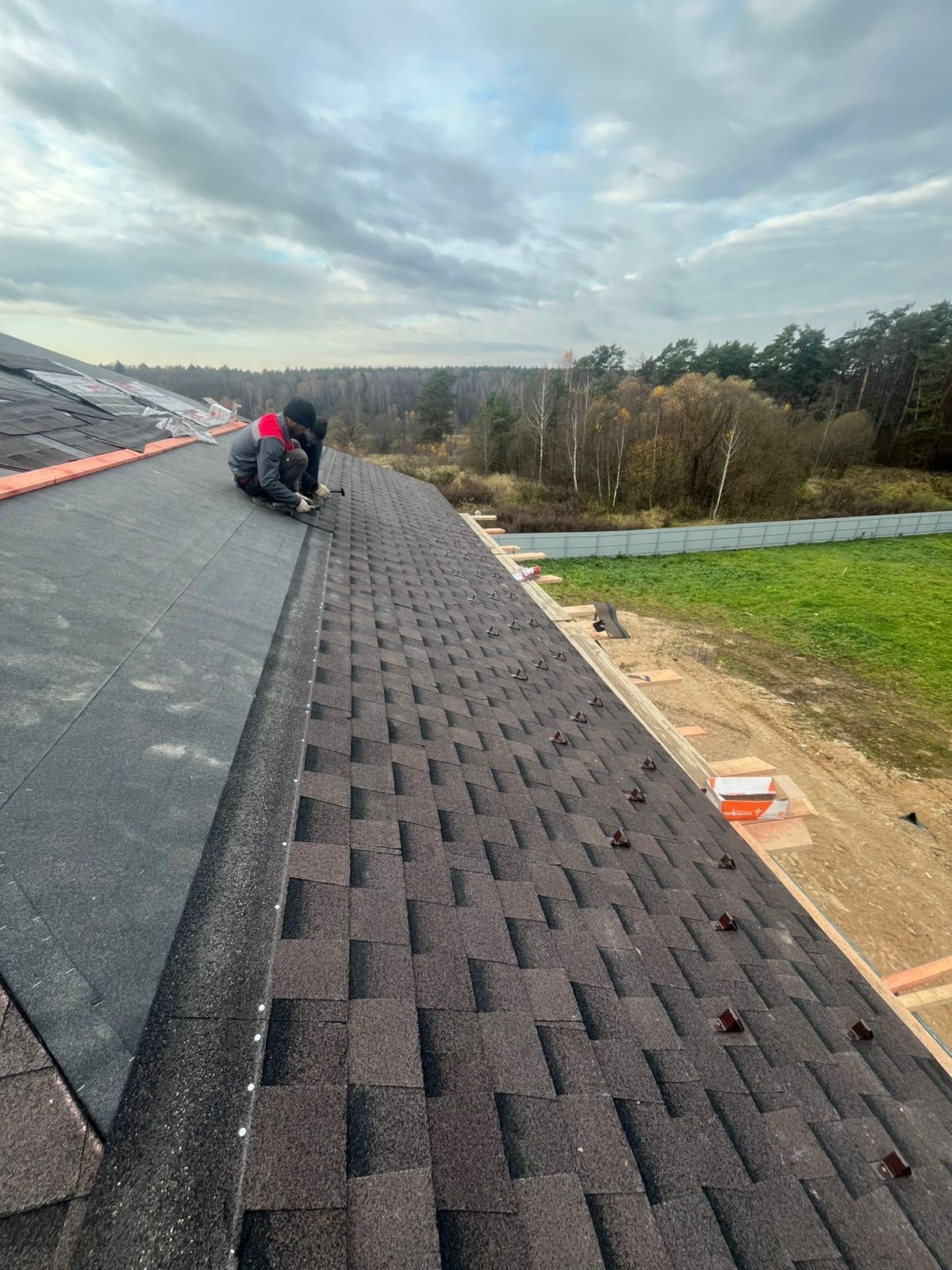 крепление мягкой кровли