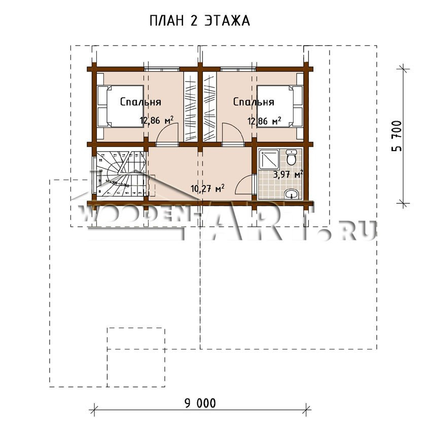 «Мишкин лес» 184 кв. м. Проекты деревянных домов