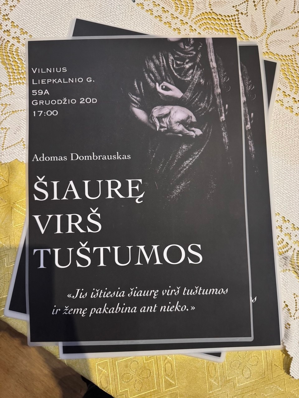 Vilnius, Lithuania. Photo artist Adomas Dombrauskas