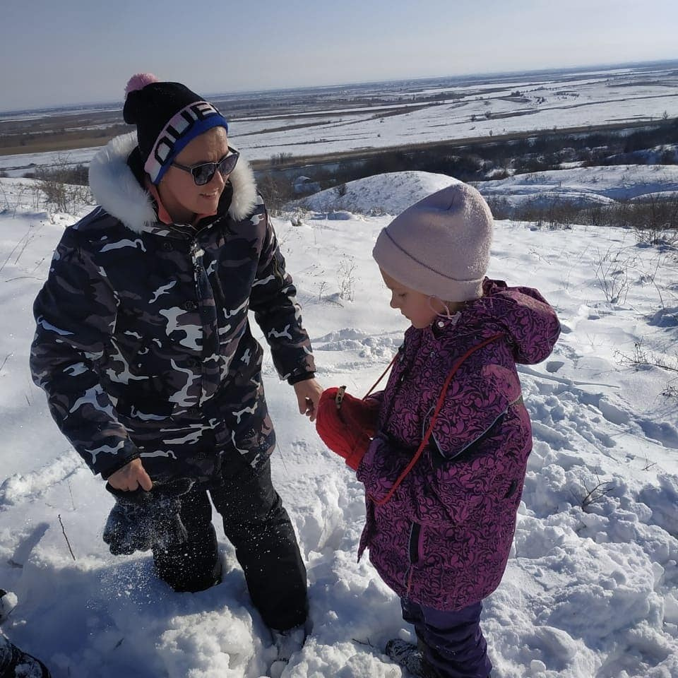 А мы радуемся снегу вместе! ❄️✨