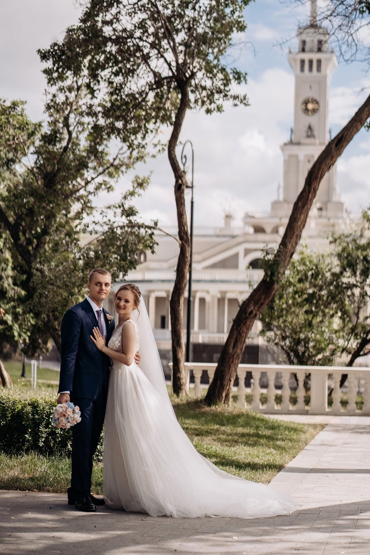 Свадебная фотосессия на Речном вокзале
