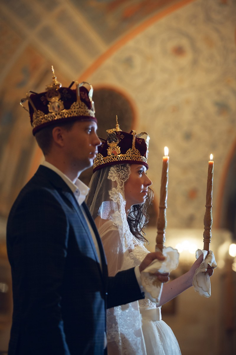 Венчание в главном Храме. Свадебный и репортажный фотограф в Москве и Московской области