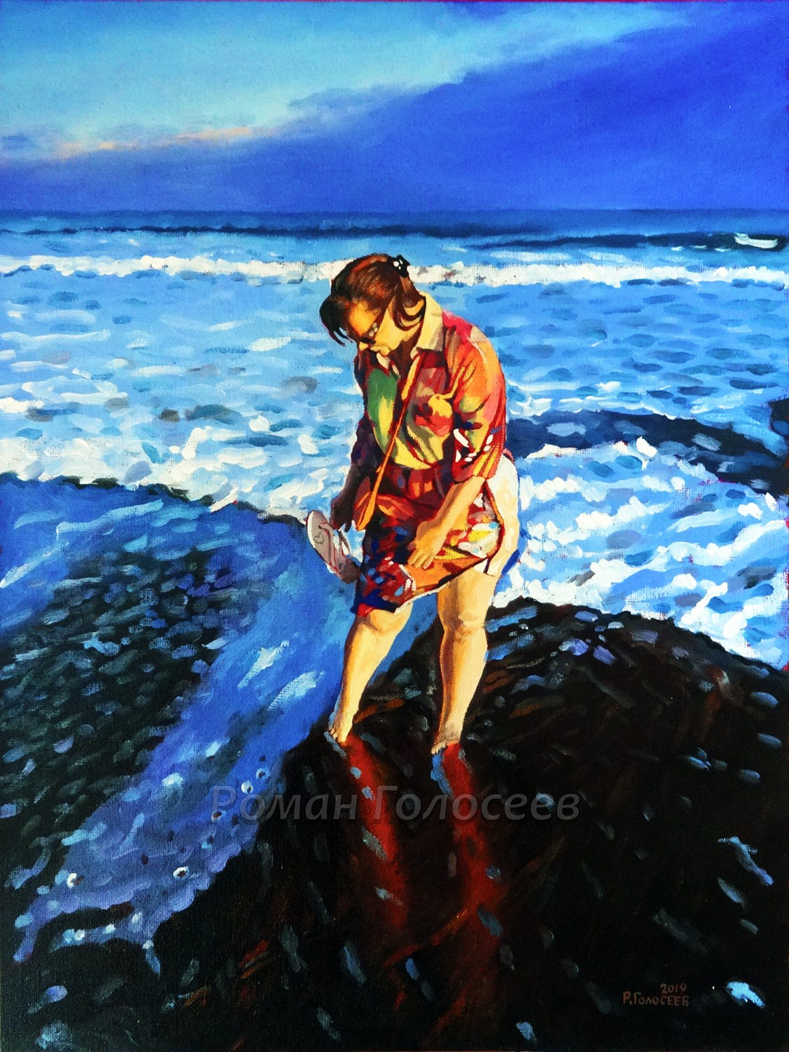 "Шамора", 40х30, холст, масло, 22.10.2019