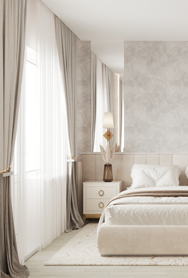 «Парящая» нежная квартира для очаровательной бизнес леди и ее деток. Батракова Наталья дизайнер интерьеров Санкт-Петербург Москва Архангель